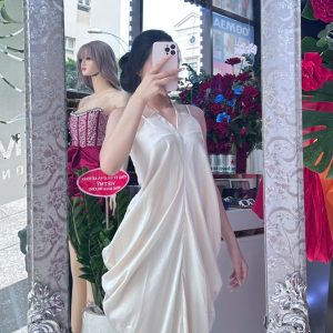 ĐẦM DRAPE LỤA