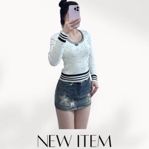 ÁO PRADA TAY DÀI ĐÍNH ĐÁ