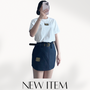 SET ÁO TRẮNG VÁY XANH NAVY