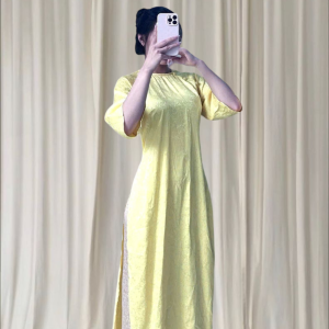 ÁO DÀI TAY LỞ VÀNG