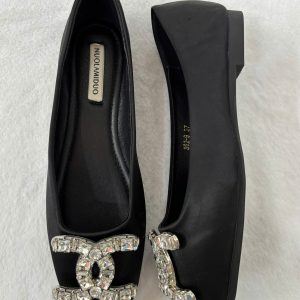 GIÀY BÚP BÊ ĐÍNH ĐÁ CHANEL