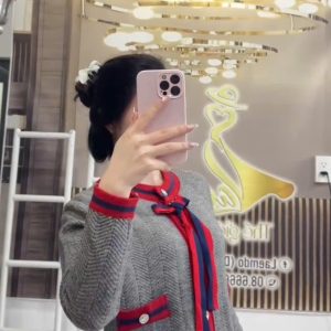 KHOÁC LEN GUCCI PHỐI NƠ