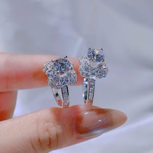 NHẪN HOA 5 CÁNH LẤP LÁNH